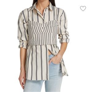 Theory Bustier Shirt Size Small